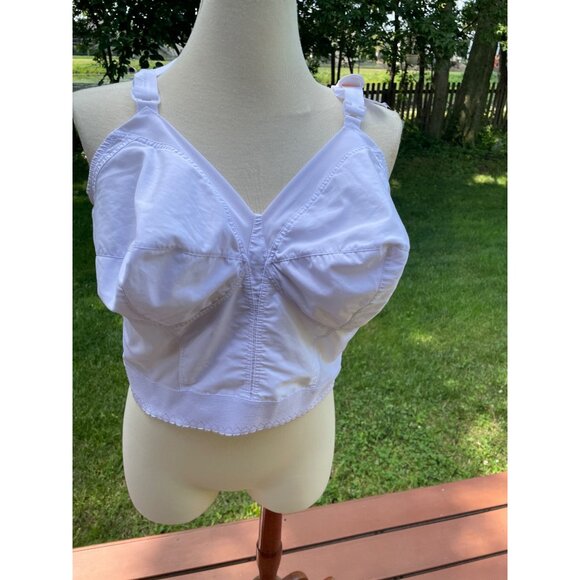 Exquisite Form White Wireless Full Coverage Bra 48DD - Picture 8 of 9